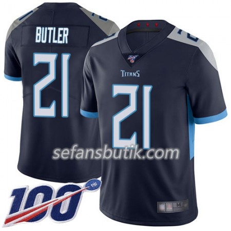Tennessee Titans Tröjor Malcolm Butler 21 Nike Navy Blå 100th - Herr Tennessee Titans Tröjor Malcolm Butler 21 Nike Navy Blå 100th - Herr